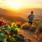 Combining running and diet to reduce excess weight