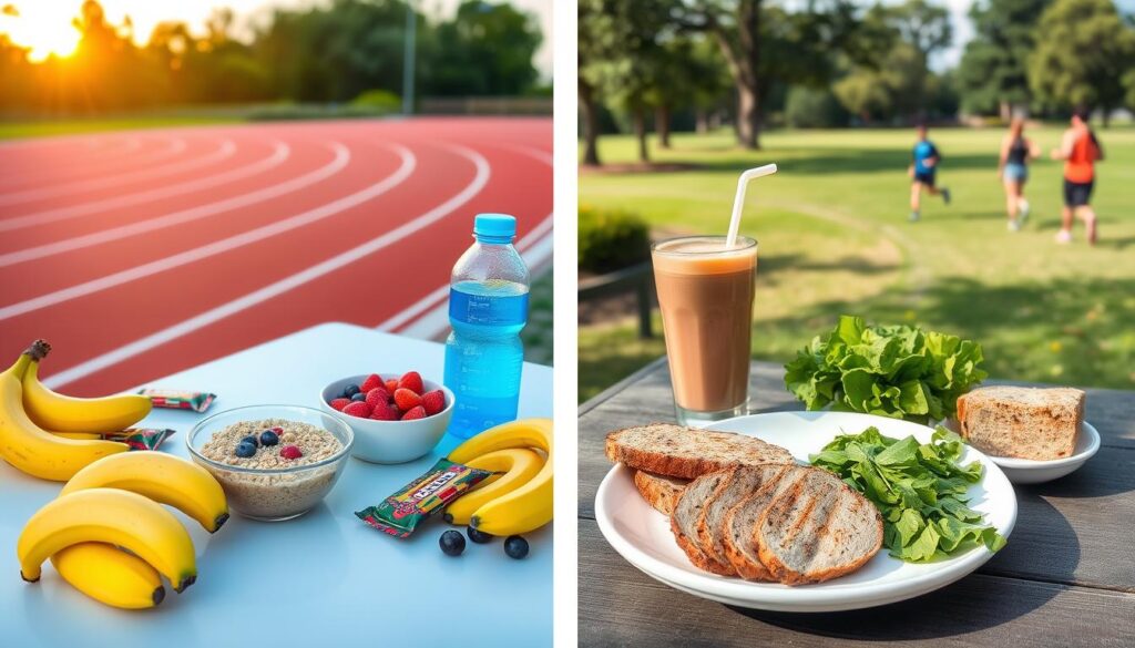 Essential nutrition before and after running 5 kilometers