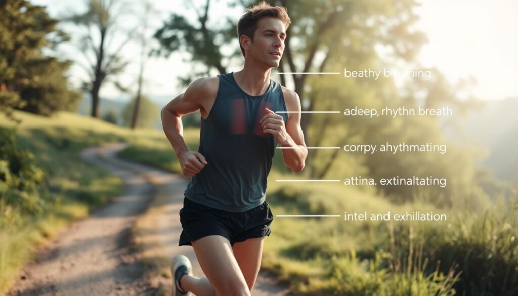 How to train for improving uneven breathing while running