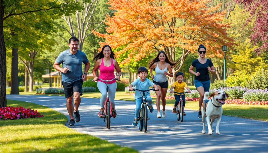 family-friendly running routine