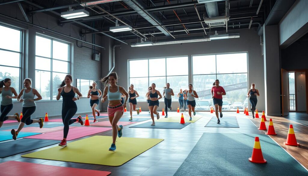 indoor running circuit training