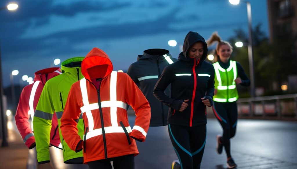 reflective running wear