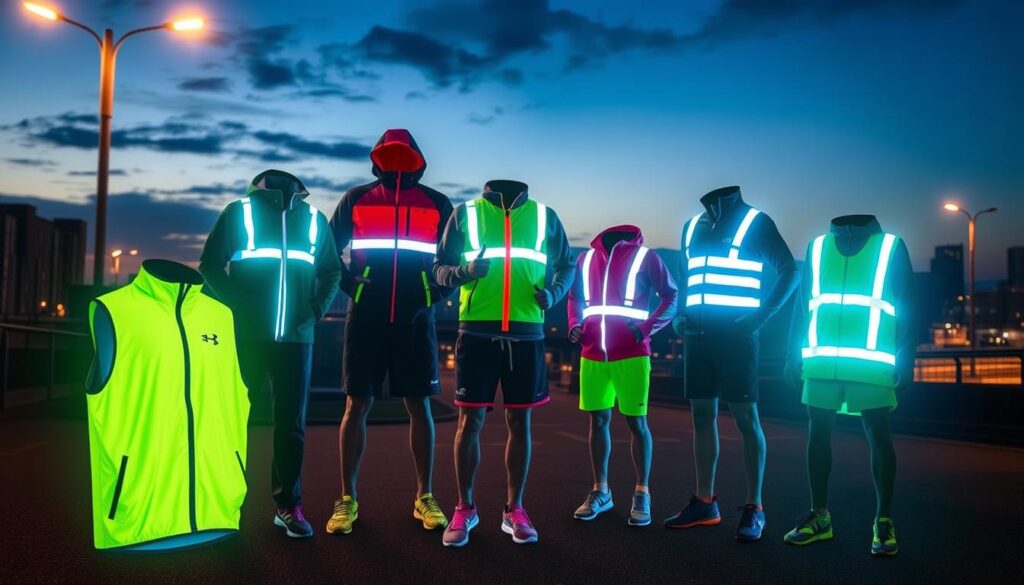 reflective running wear