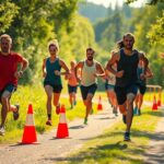 Exercises to enhance efficiency in maintaining running pace over longer duration