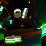 Reflective gear to enhance safety while running at night