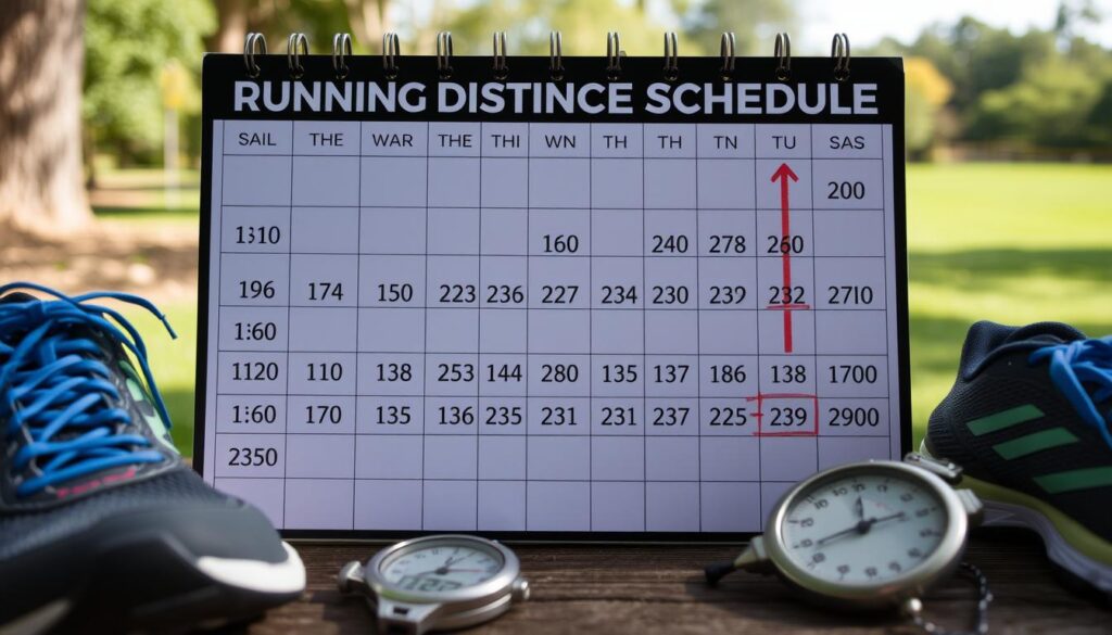 gradual distance increase schedule