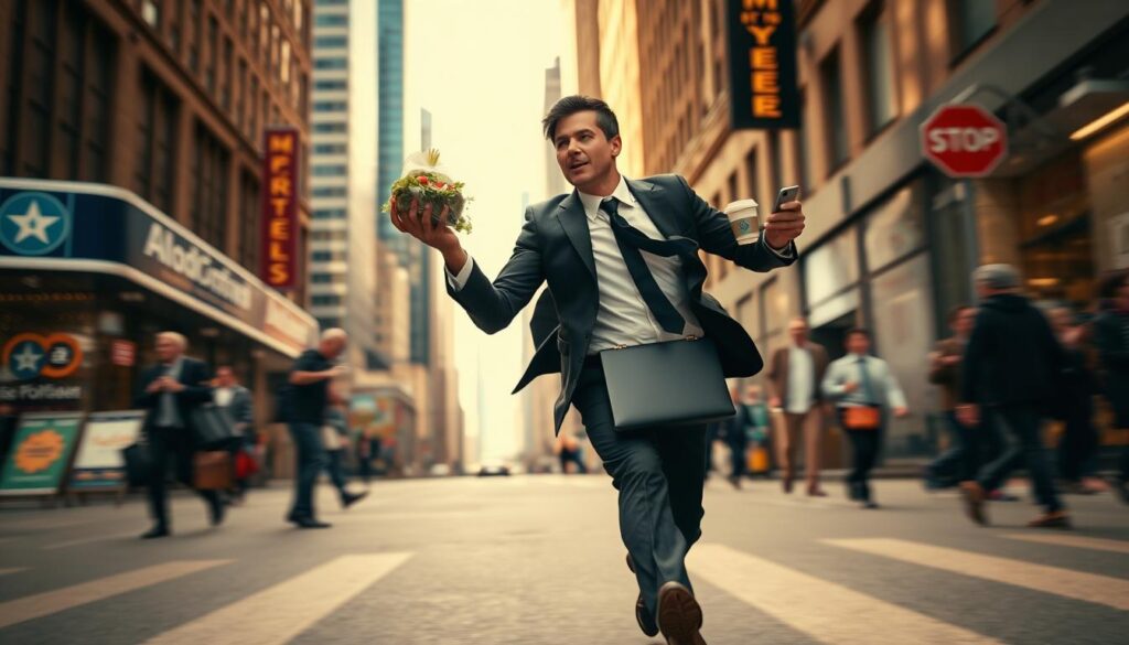 juggling work and running