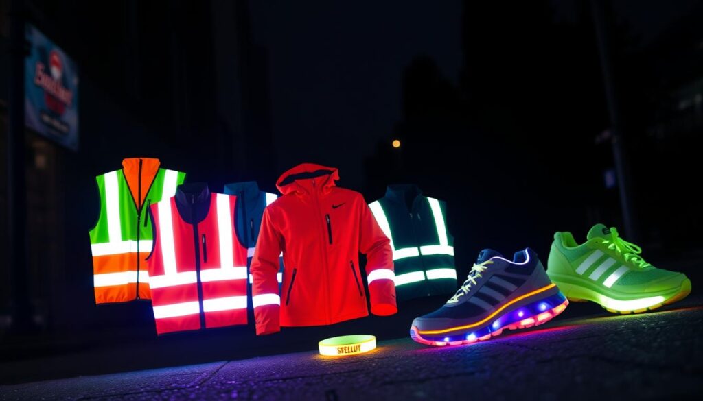 reflective running equipment