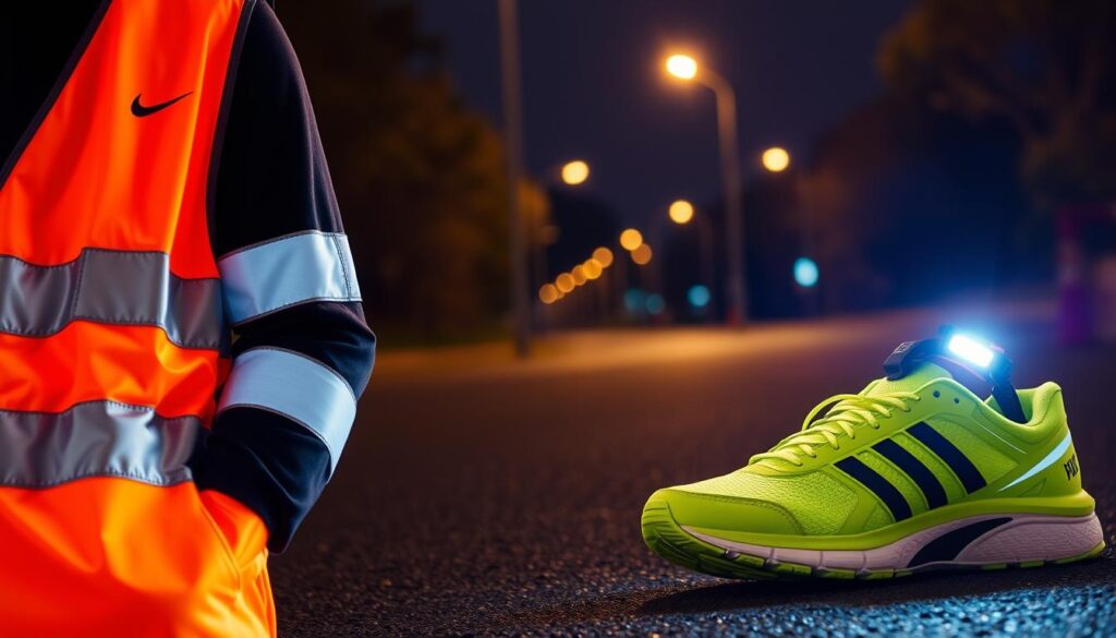 reflective running equipment