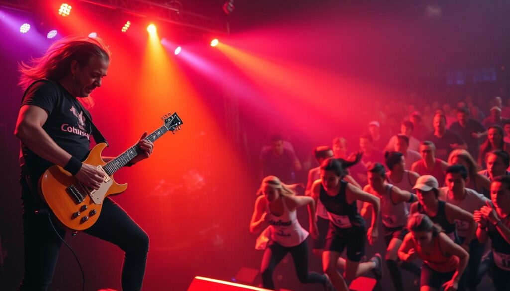 rock music for running