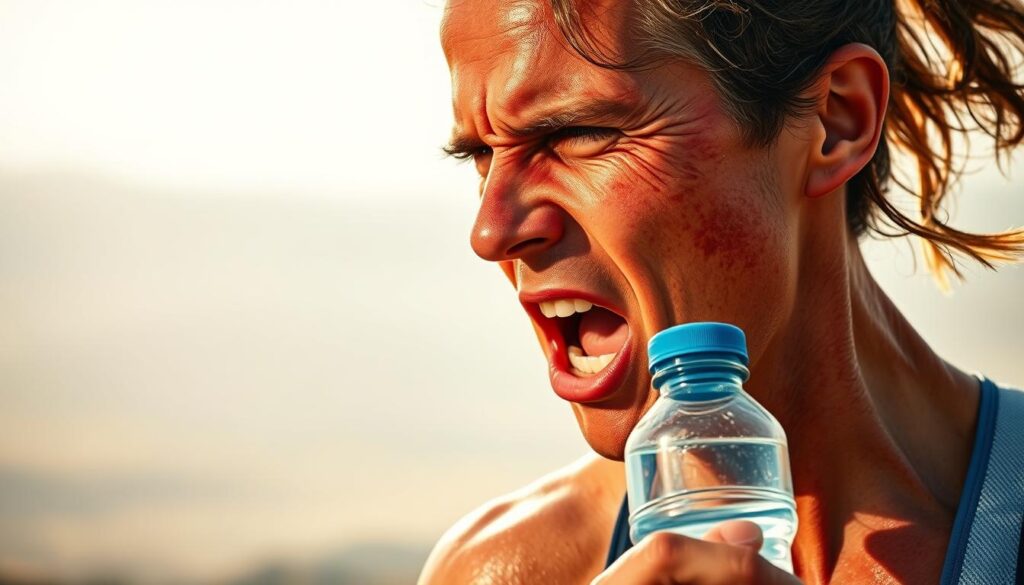 running long distance dehydration