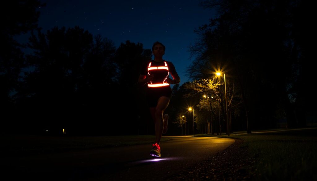 visibility for night runners