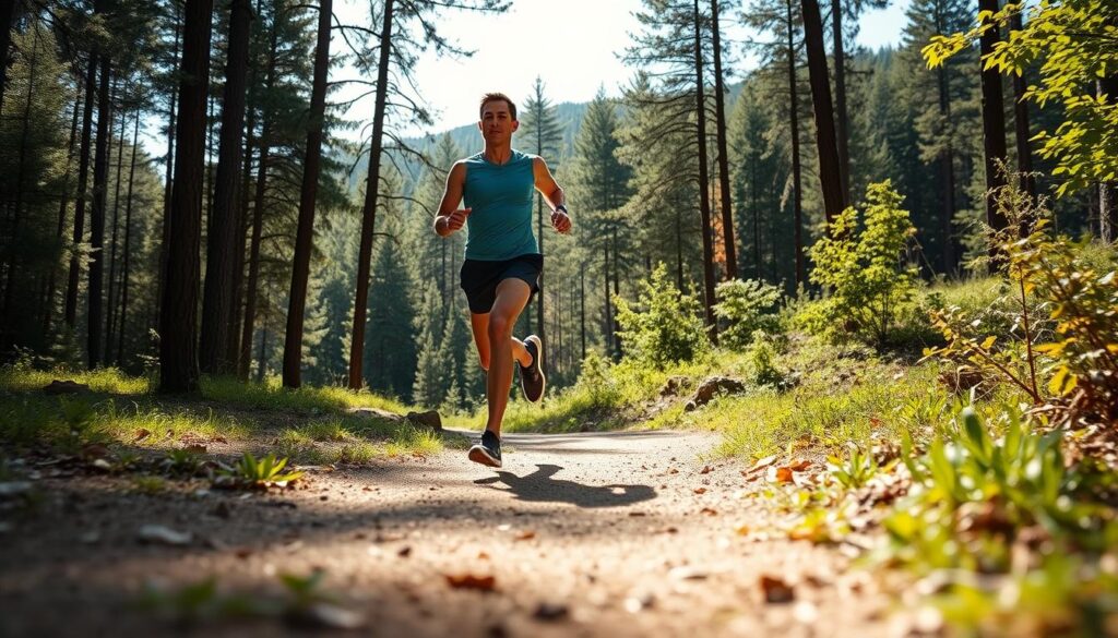 runner practicing pace awareness
