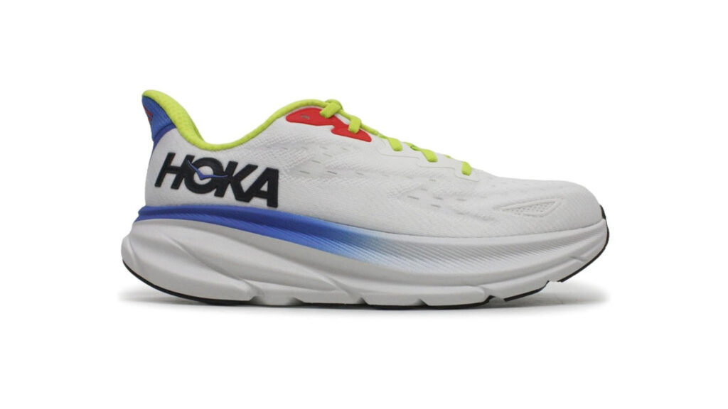 Hoka One Clifton Flat Sneakers showing versatile design for everyday wear