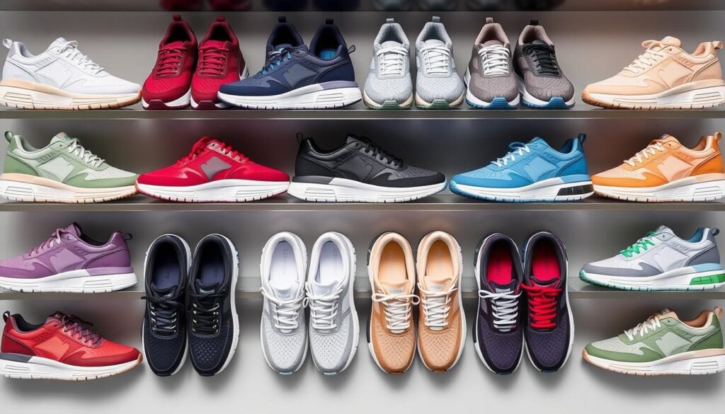 Various colorways of Hoka One Flat Sneakers showing urban and athletic styling options